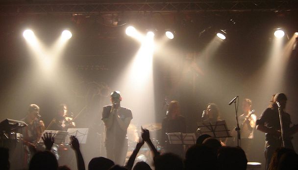 להקת מלאכת, הופעה במועדון ג'ה פאן, 25 בינואר; צילום: מיקי אליאל