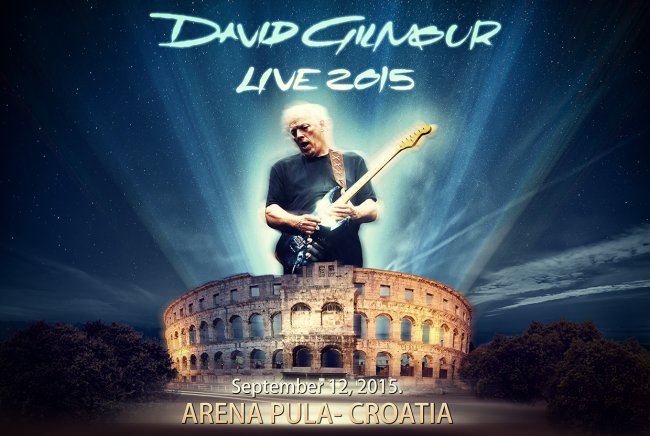 דיויד גילמור בסיבוב הופעות 2015