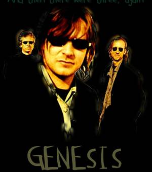 The New Genesis Look - Ray Wilson (Front), Rutherford (Right), Banks (Left)