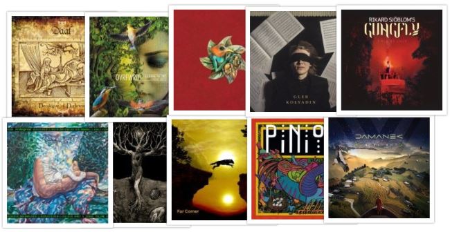 מבחר אלבומי רוק מתקדם מצטיינים לשנת 2018