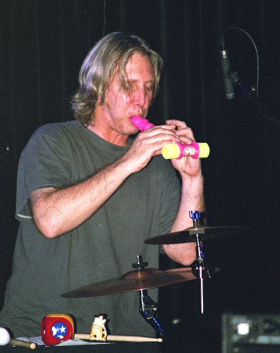 Dave Kerman uses an Israeli independance plastic hammer for some whistles
