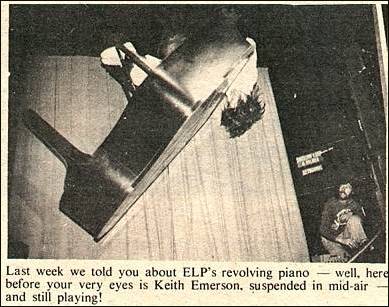 Keith Emerson - Flying Piano - הפסנתר המעופף של קית' אמרסון