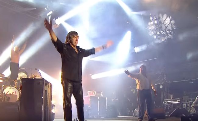 אמרסון לייק ופאלמר בפסטיבל היי-וולטג', ההופעה האחרונה שלהם ביחד