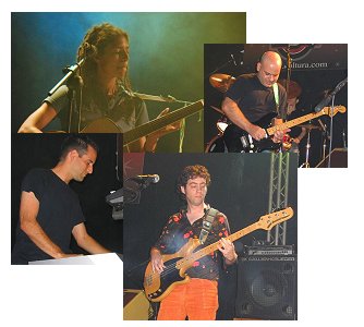 תמונות של להקת הדבשות בהופעה בקולטורה