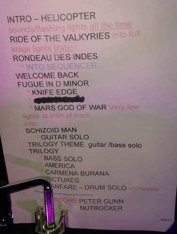 סט-ליסט קרל פאלמר בתל אביב - צילום: אורי ברייטמן