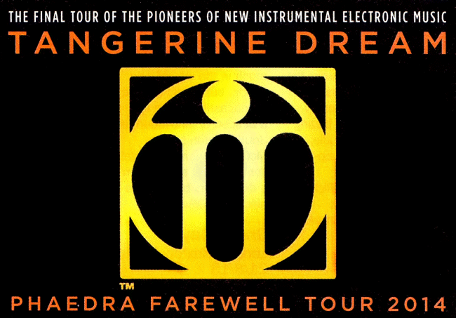 פוסטר סיבוב ההופעות של להקת טנג'רין דרים בשנת 2014