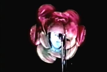 פיטר גבריאל בתפקיד הפרח -  ג'נסיס דיוידי - המופע של שפרטון