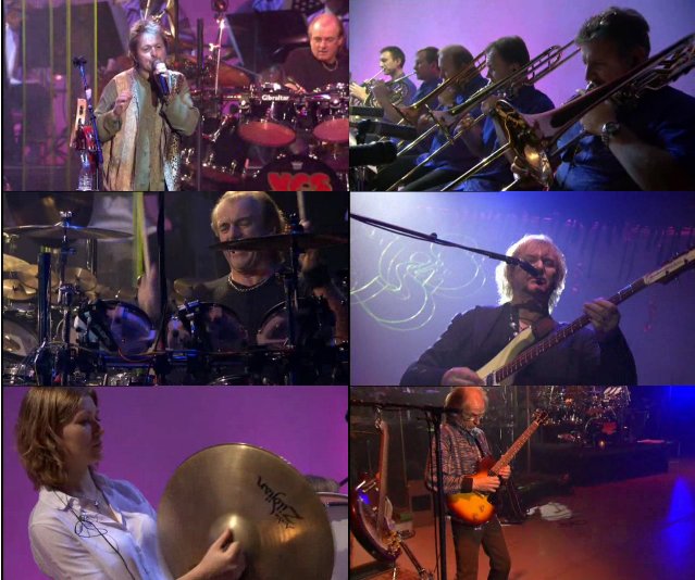 יס סימפוניק דיוידי - קולאז' תמונות